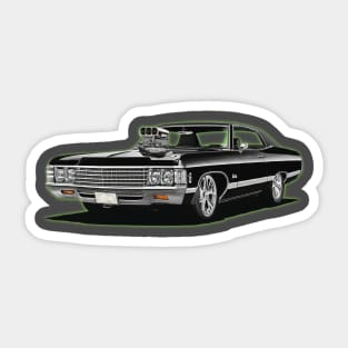 Chevy Impala with Turbo Sticker